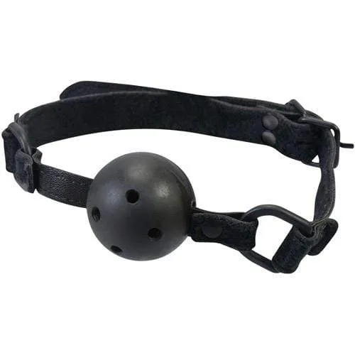 NPG Anal NPG Captive Velvet Ball Gag Black