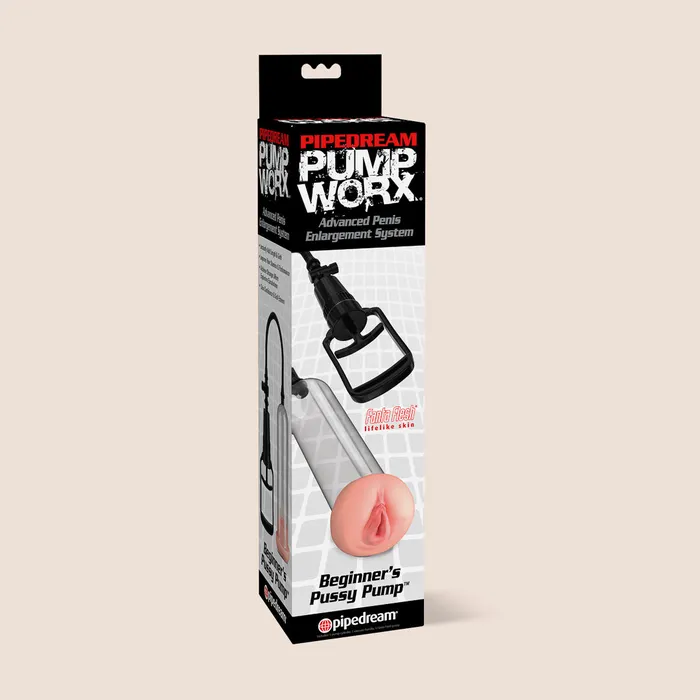 Pipedream Products Male Sex Toys Pump Worx Beginners Pssy Pump realistic opening