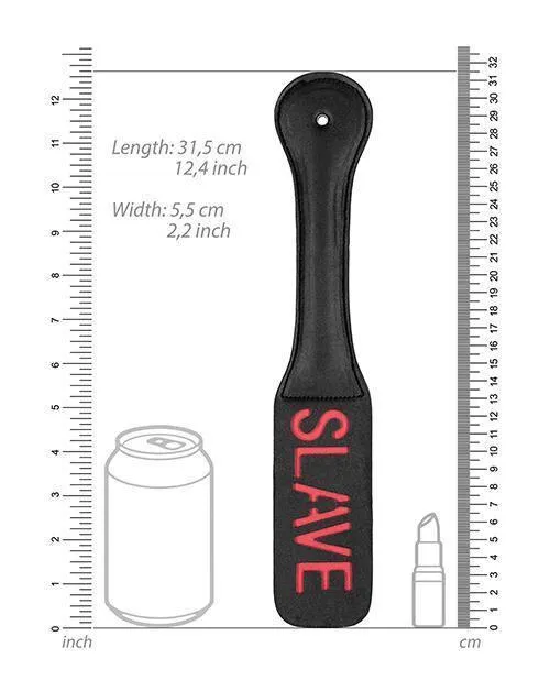 Shots Ouch Slave Paddle Black Shots America LLC Anal