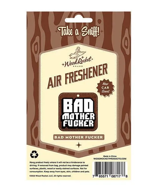 Wood Rocket LLC Male Sex Toys Wood Rocket Bad Mother Fucker Air Freshener New Car Smell Wood Rocket LLC Male Sex Toys Wood Rocket Bad Mother Fucker Air Freshener New Car Smell