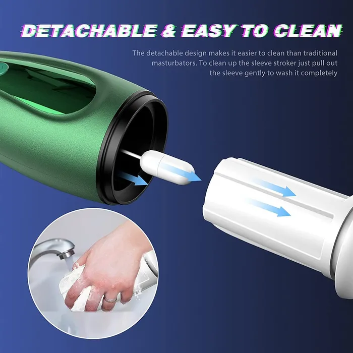 YOSPOSS Male Sex Toys Automatic Male Masturbator Cup OneClick Climax 3 Suction 6 Vibration