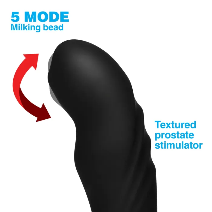 AlphaPro Male Sex Toys 17X PTRIGASM 3in1 Silicone Prostate Stimulator