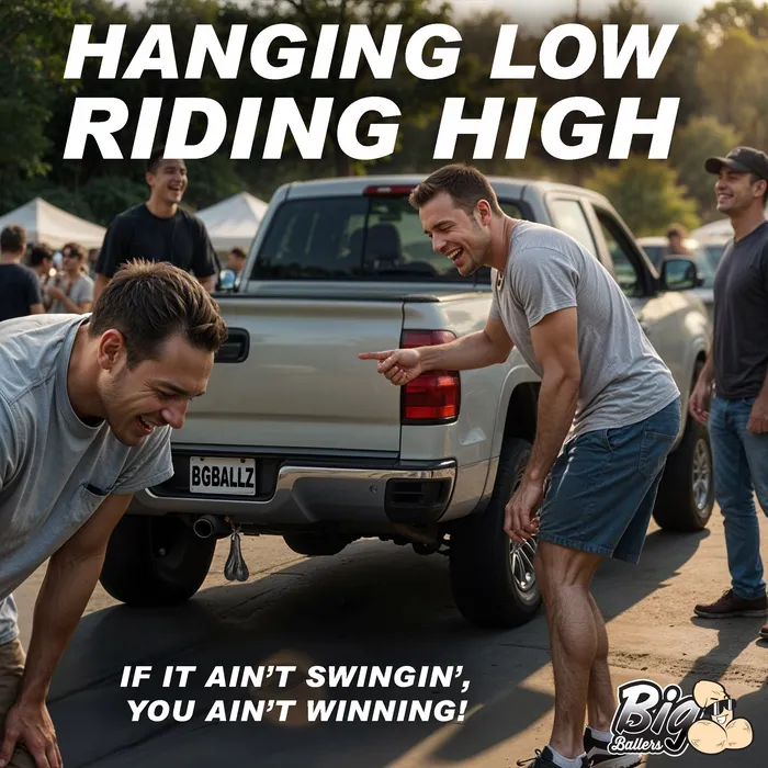 Anal Big Ballers Truck Nuts Black