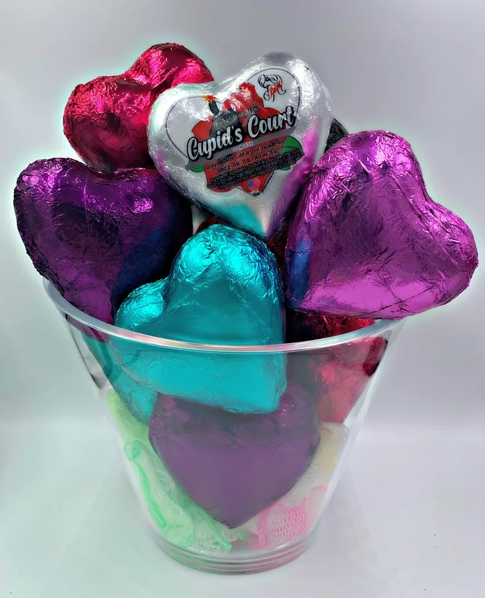 Anal Heart Bath Bombs Party Hearty w Sprinkles Its the Bomb