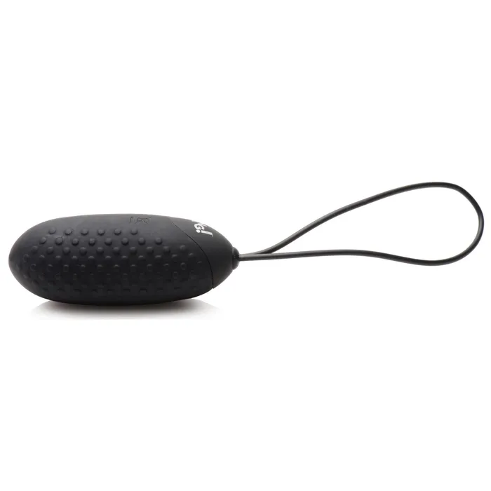 BANG 28X Nubbed Silicone Egg Black Anal