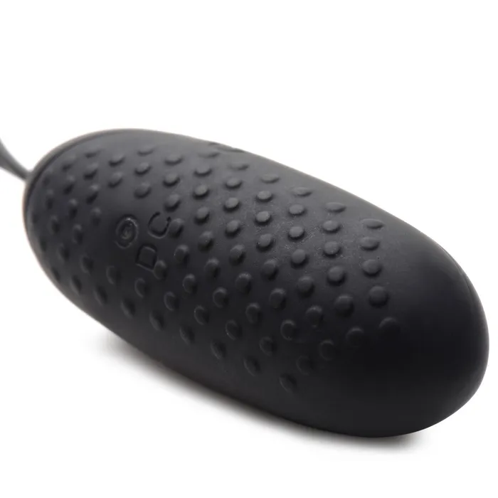 BANG 28X Nubbed Silicone Egg Black Anal