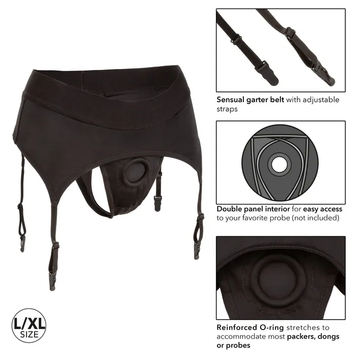 CALIFORNIA EXOTIC NOVELTIES Male Sex Toys BOUNDLESS THONG GARTER SM