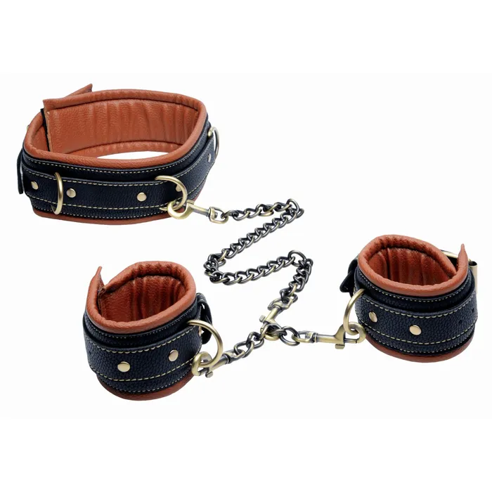 Coax Collar to Wrist Restraints Master Series Couples