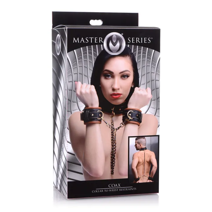 Coax Collar to Wrist Restraints Master Series Couples