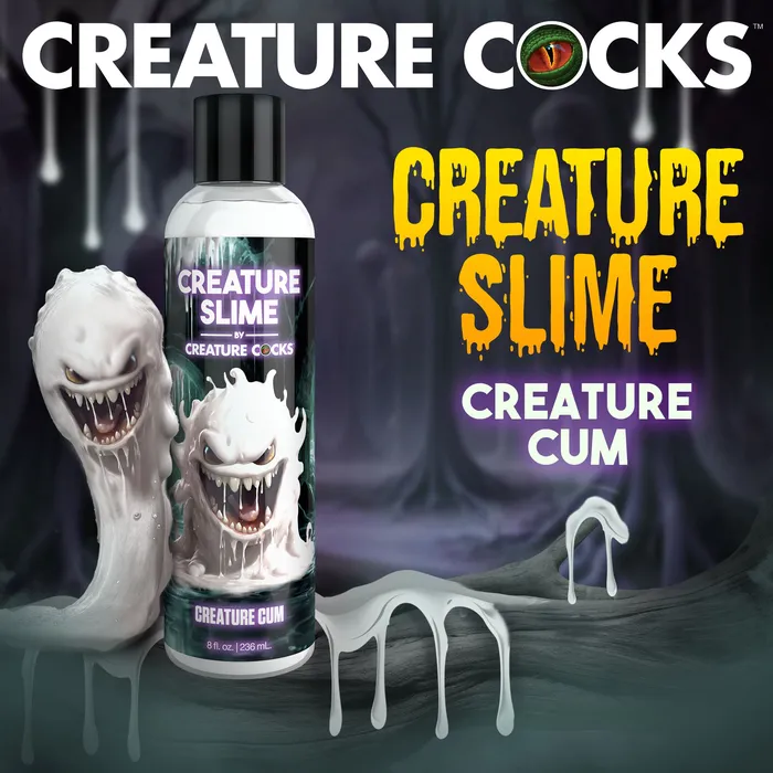 Creature Cocks Creature Slime Creature Cum Unscented Jizz Lubricant 8oz Dildos