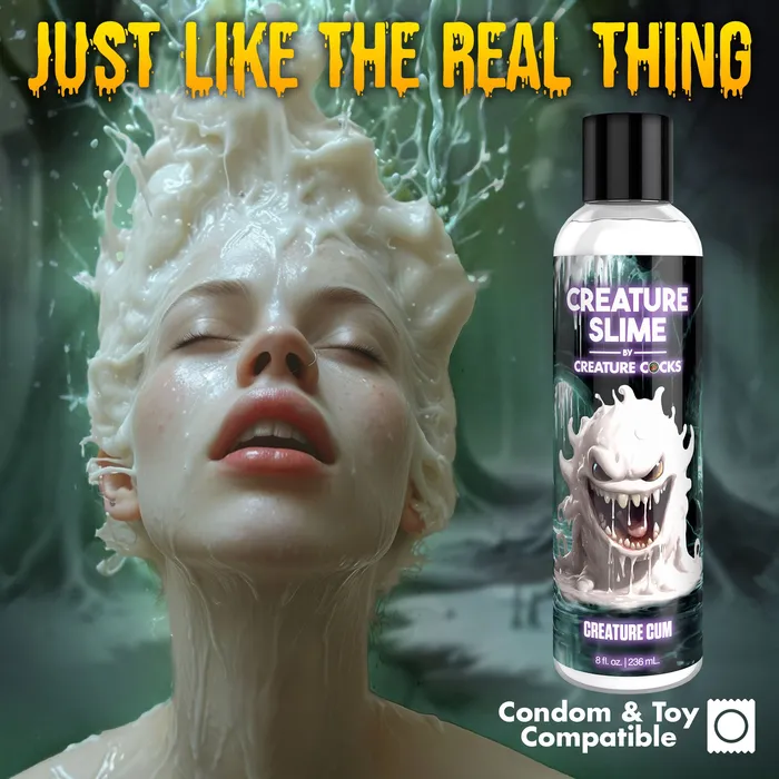 Creature Cocks Creature Slime Creature Cum Unscented Jizz Lubricant 8oz Dildos