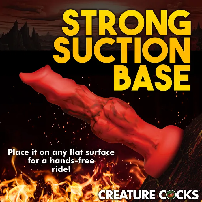 Dildos Creature Cocks Fire Hound Silicone Dildo Large