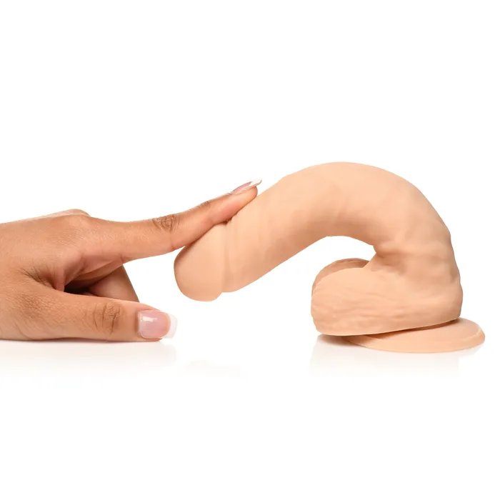 Easy Riders 7 Silicone Dildo with Balls Light Easy Riders Female Sex Toys