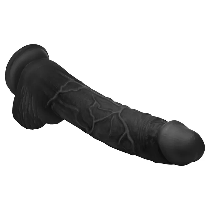 Female Sex Toys Master Cock Hung Harry 1175 Dildo with Balls Black