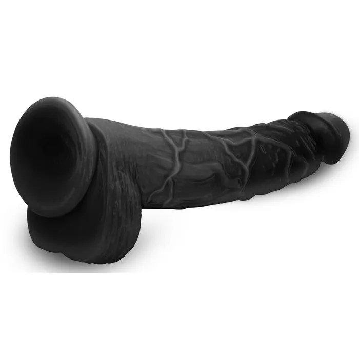 Female Sex Toys Master Cock Hung Harry 1175 Dildo with Balls Black