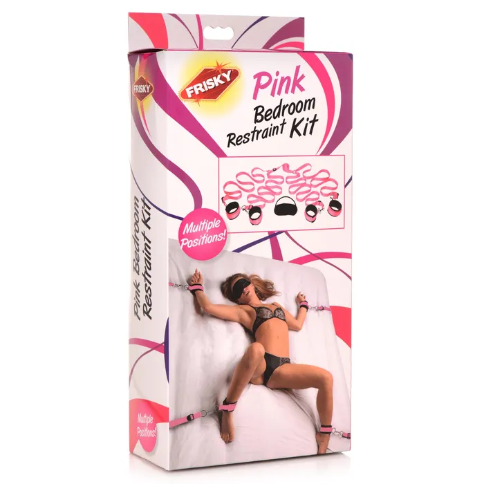 Frisky Vibrators Frisky Pink Bedroom Restraint Kit