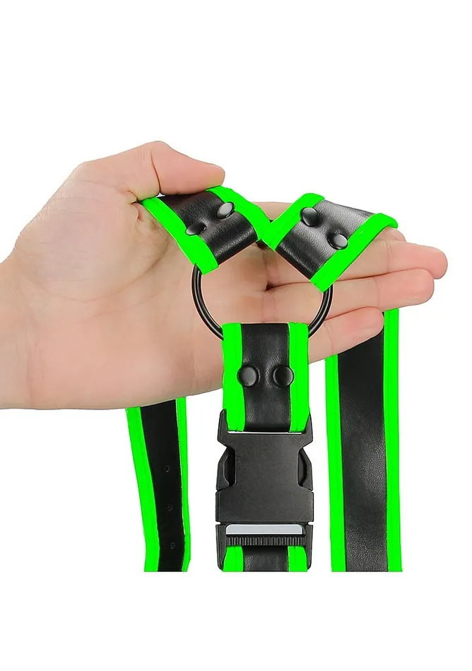 GLOW IN THE DARK BUCKLE HARNESS SM SHOTS AMERICA LLC Female Sex Toys