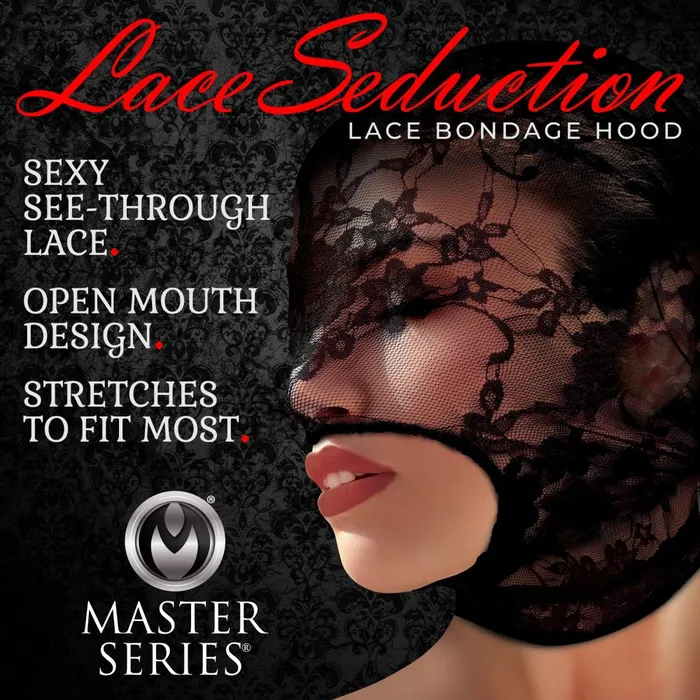 Lace Seduction Lace Bondage Hood Master Series Couples