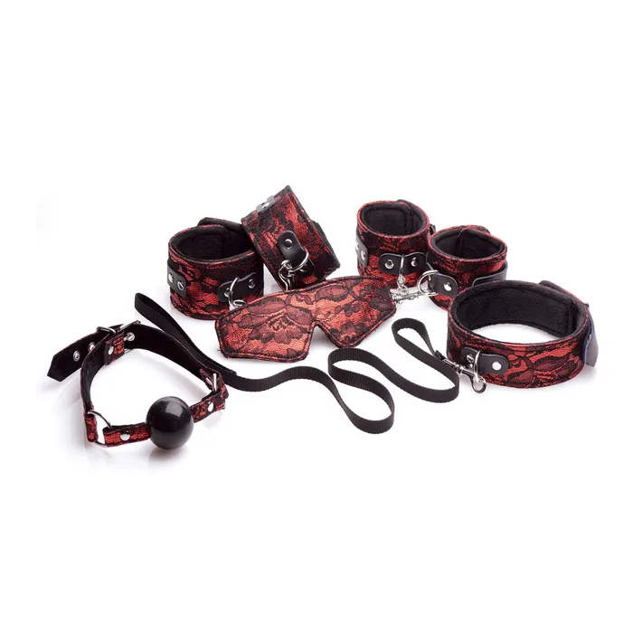 Laced Up 5 Piece Bondage Set Frisky Couples