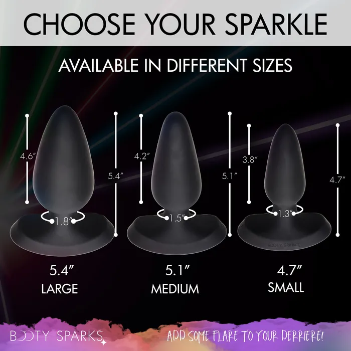 Laser Fuck Me Small Anal Plug w Remote Control Booty Sparks Anal