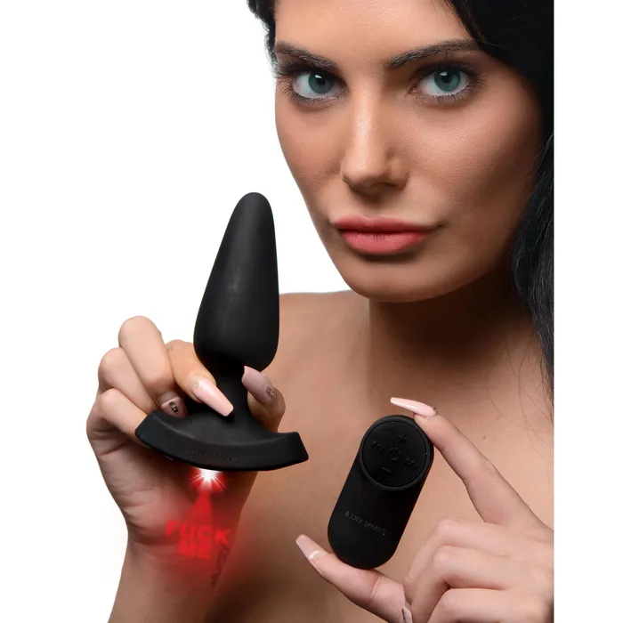 Laser Fuck Me Small Anal Plug w Remote Control Booty Sparks Anal