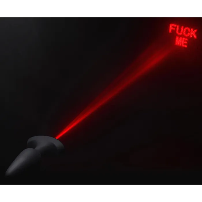 Laser Fuck Me Small Anal Plug w Remote Control Booty Sparks Anal