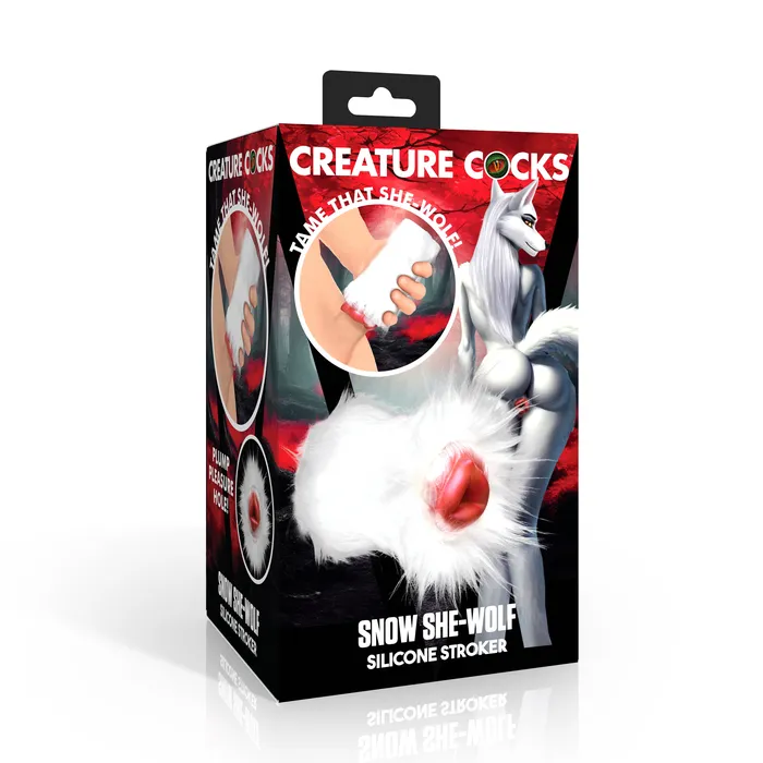Male Sex Toys Creature Cocks Snow SheWolf Silicone Stroker