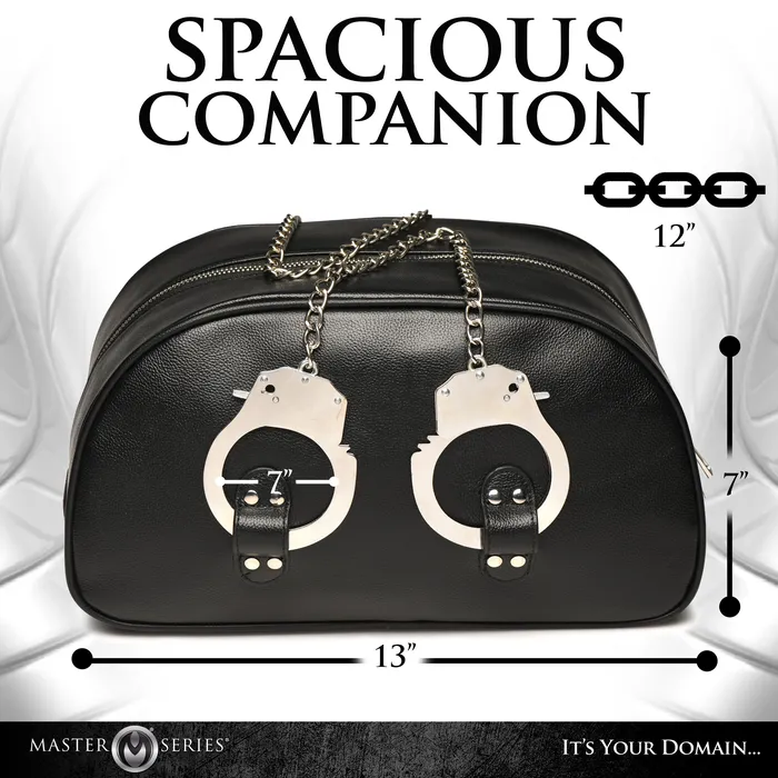 Male Sex Toys Cuffed and Loaded Travel Bag with Handcuff Handles Master Series