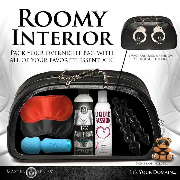 Male Sex Toys Cuffed and Loaded Travel Bag with Handcuff Handles Master Series