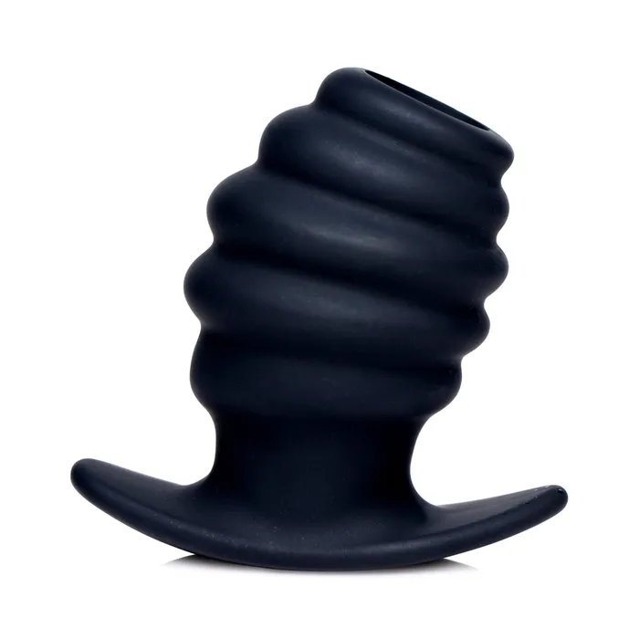 Male Sex Toys Hive Ass Tunnel Silicone Ribbed Hollow Anal Plug Small Master Series