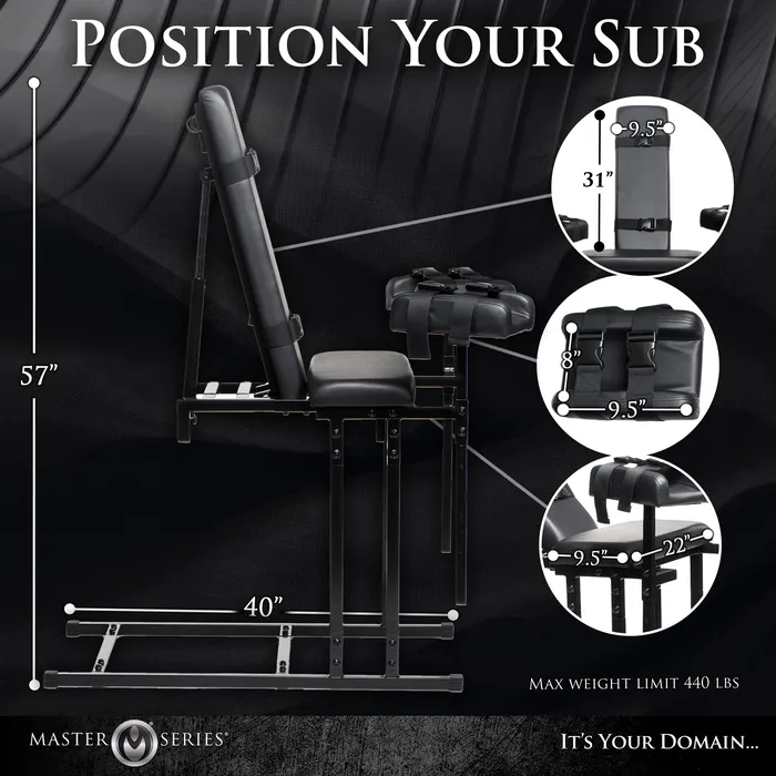 Male Sex Toys Master Series Extreme Obedience Chair