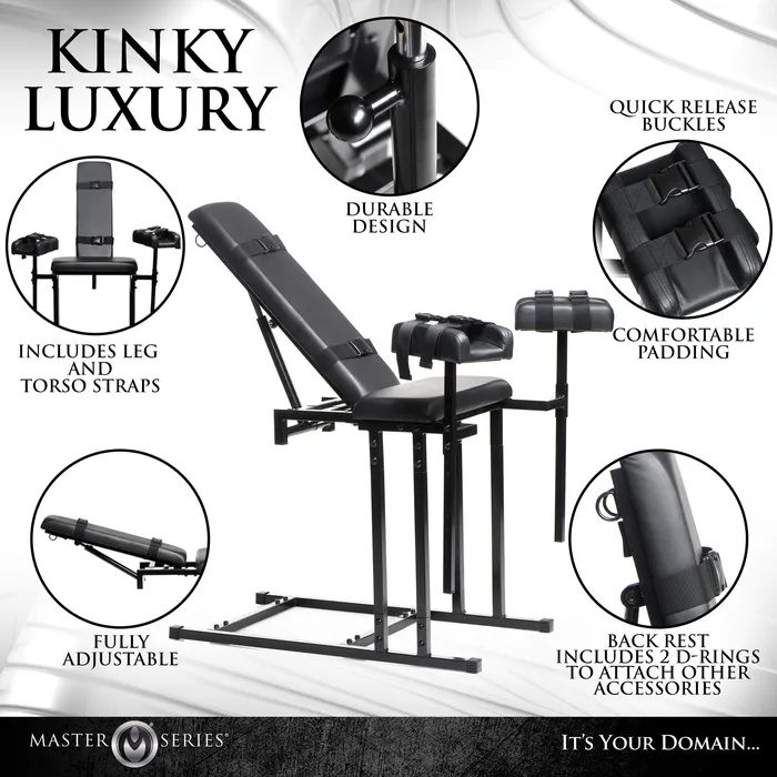 Male Sex Toys Master Series Extreme Obedience Chair