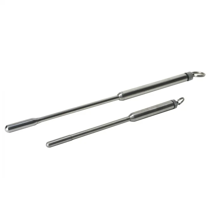 Male Sex Toys Master Series Stainless Steel Vibrating Urethral Sound Medium