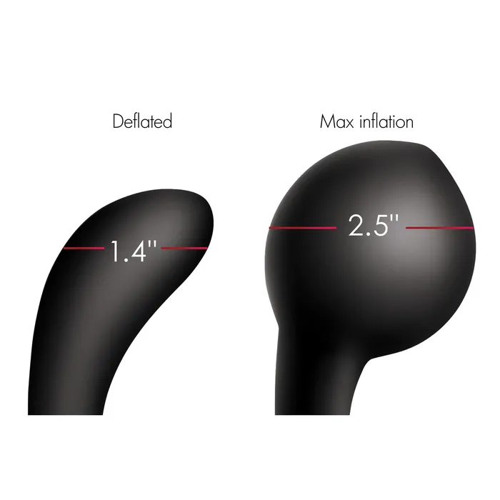 Male Sex Toys Swell 10X Inflatable Vibrating Silicone Prostate Plug