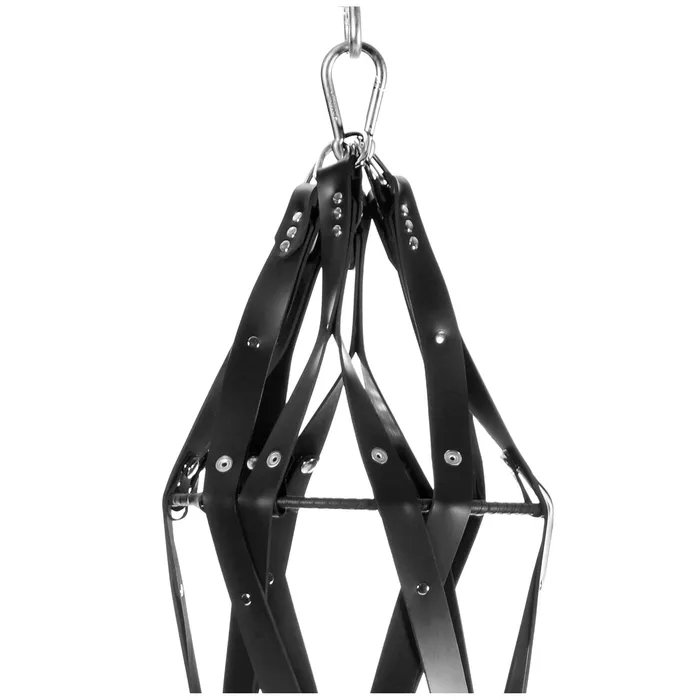 Master Series Male Sex Toys Hanging Rubber Strap Cage