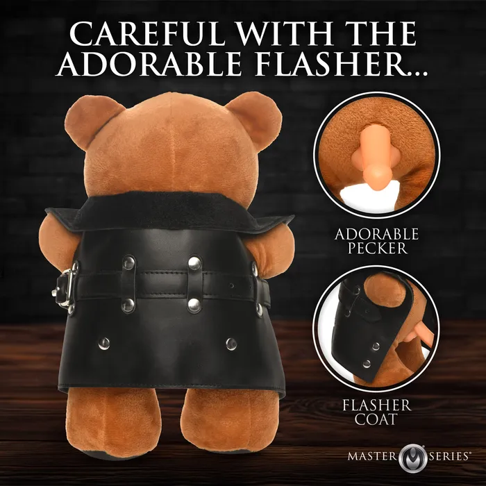 Master Series The Flasher Exhibitionist Teddy Bear Dildos