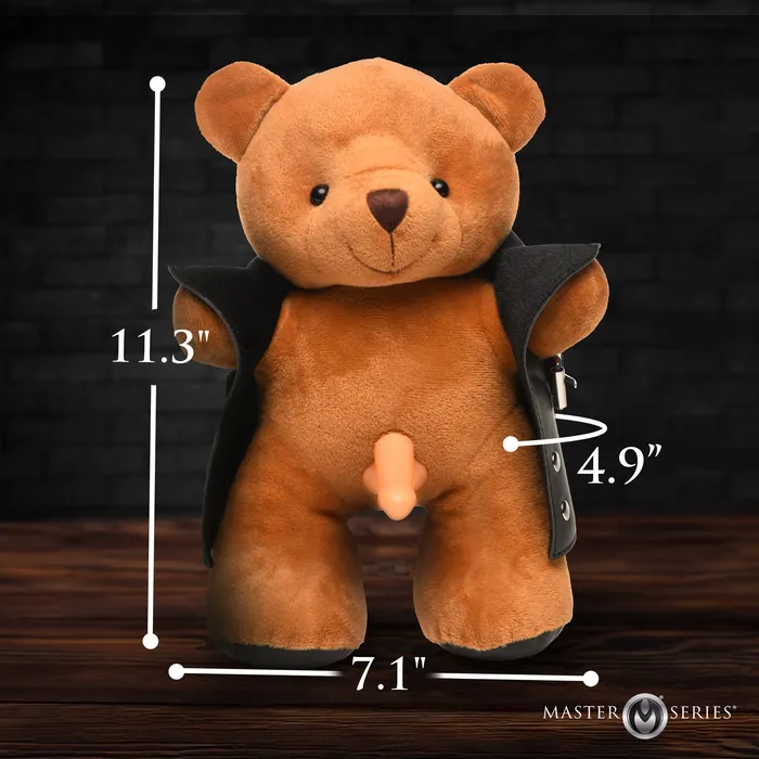 Master Series The Flasher Exhibitionist Teddy Bear Dildos
