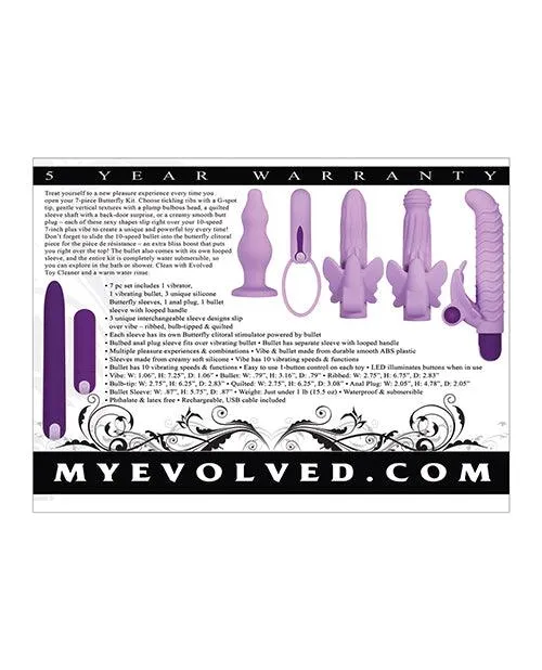 Vibrators Evolved Lilac Desires Vibrator Purple Evolved Novelties INC