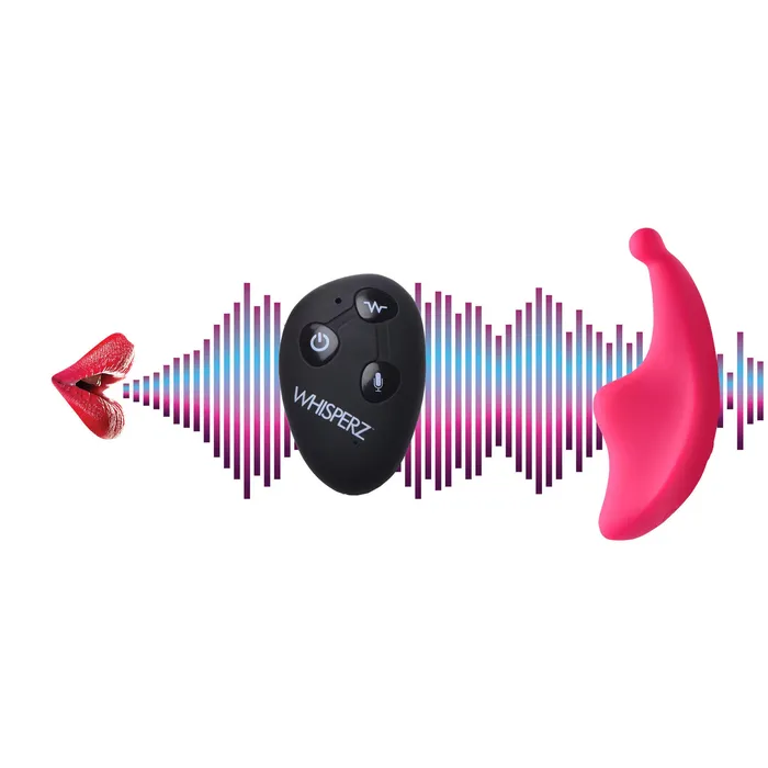 Whisperz Female Sex Toys Voice Activated 10X Panty Vibe w Remote Control