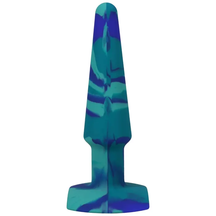 APlay Groovy Silicone Butt Plug Ocean 5 Inch APlay Anal