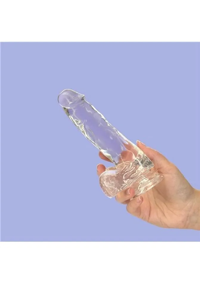 Addiction Dildos Crystal Addiction Dildo with Balls