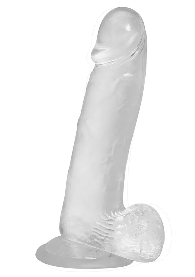 Addiction Dildos Crystal Addiction Dildo with Balls