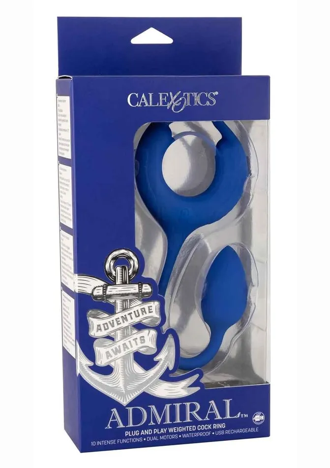 Admiral Plug and Play Weighted Silicone Cock Ring Admiral Male Sex Toys