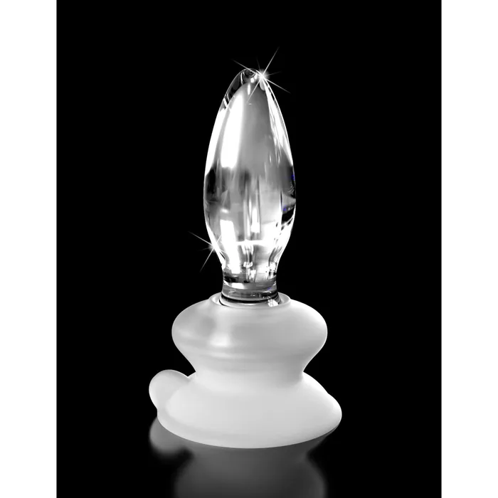 Anal Icicles Icicles No 91 Clear Glass Butt Plug With Suction Cup