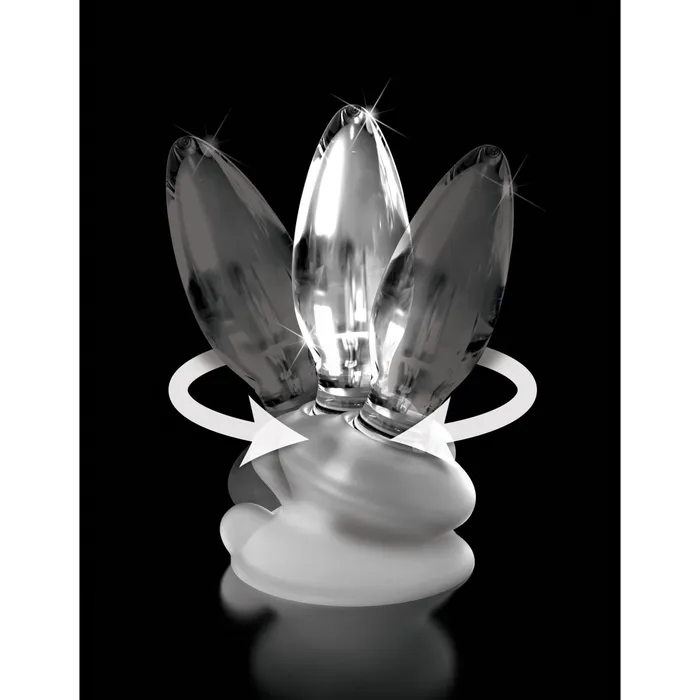 Anal Icicles Icicles No 91 Clear Glass Butt Plug With Suction Cup