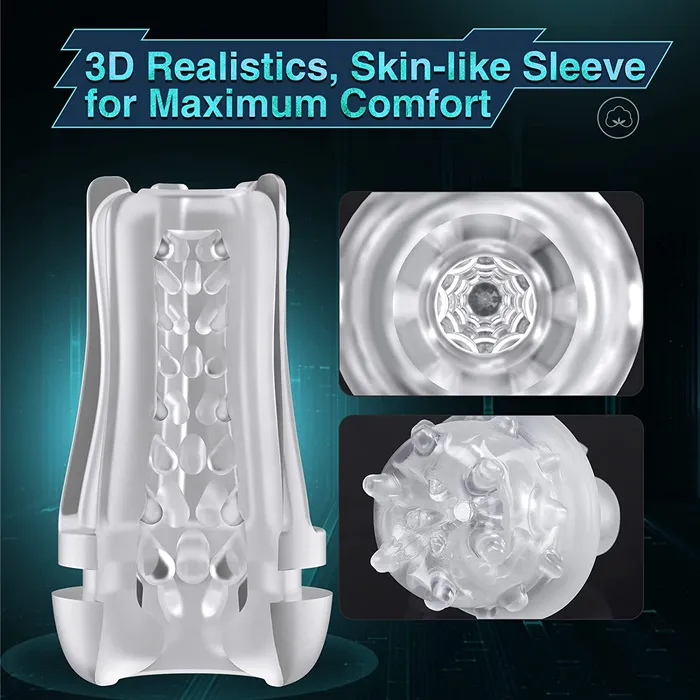 Automatic Sucking Male Masturbators Upgraded 7 Vibration Suction Masturbators Earlypeach Male Sex Toys