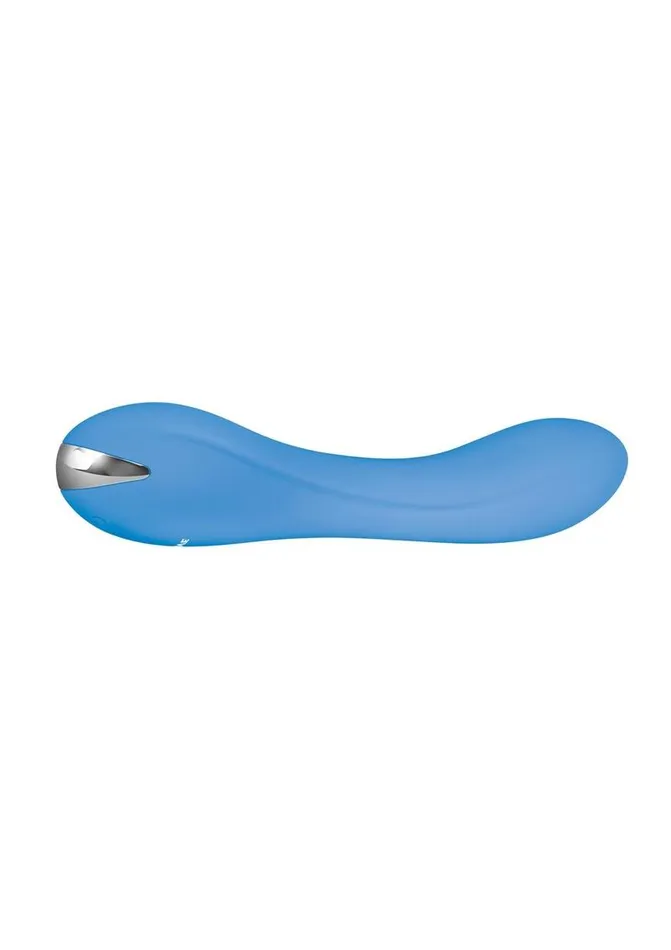 Blue Crush Rechargeable Silicone Vibrator Evolved Vibrators