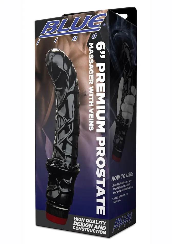 Blue Line CandB Gear C and B Gear Premium Prostate Massager with Veins Male Sex Toys