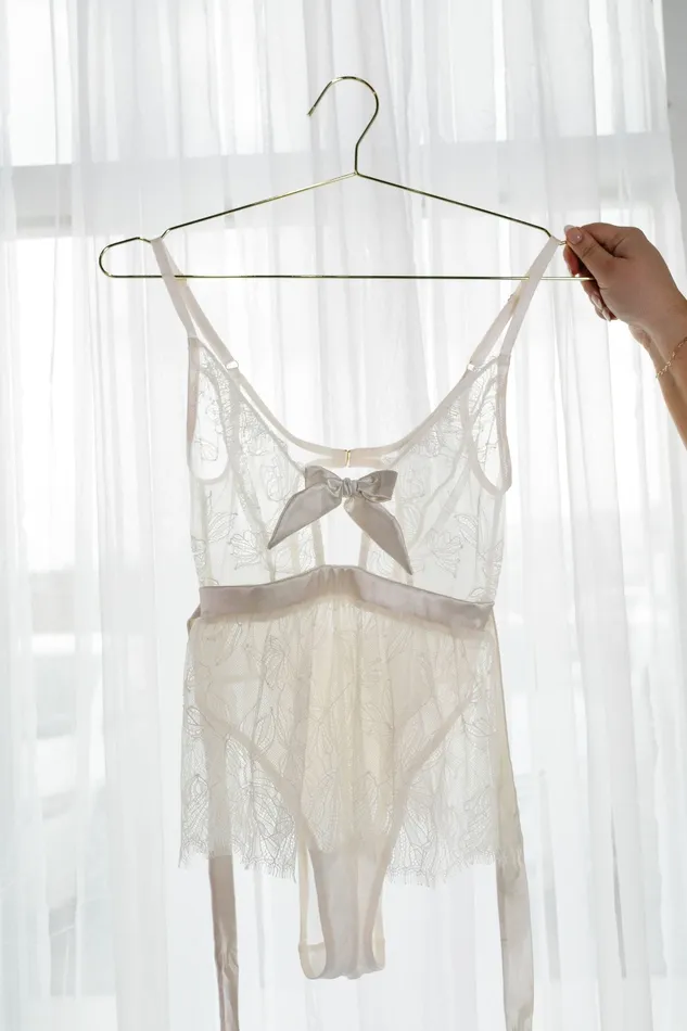 Couples Mentionables Eyelash Lace Crotchless Teddy Cream Couples Mentionables Eyelash Lace Crotchless Teddy Cream