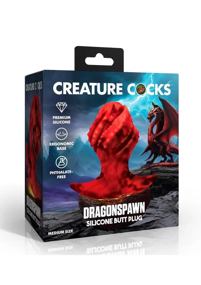 Creature Cocks Dragonspawn Silicone Butt Plug Creature Cocks Anal